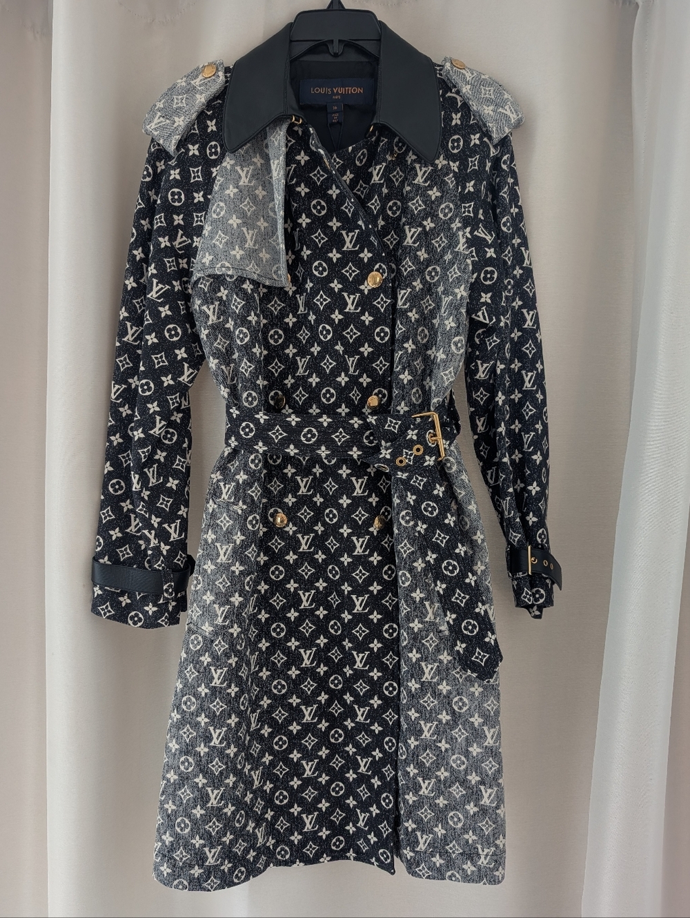 Louis Vuitton Monogram Trench Coat